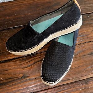 Dr. Scholl's Black Suede Slip-On Shoes